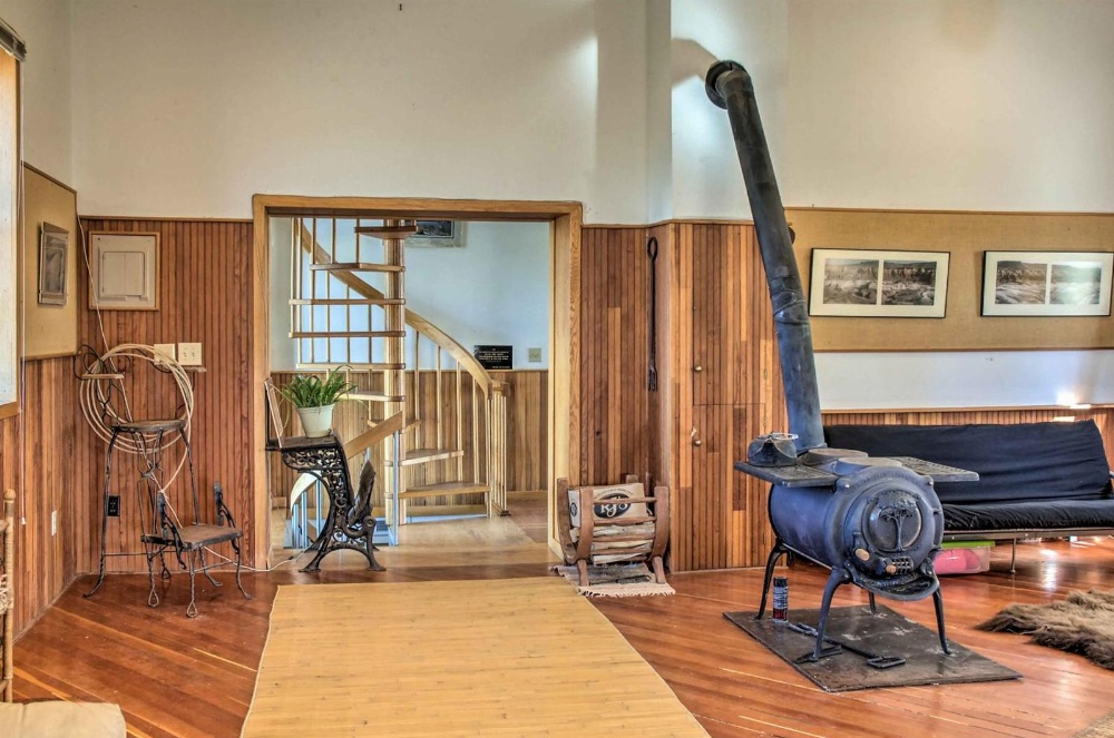 Converted Historic Schoolhouse with Hot Tub and Views! Main image